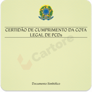 Certidão de Conformidade de Cota para Pessoas com Deficiência MT Online