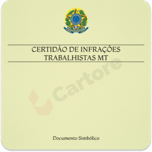 Certidão de Infrações Trabalhistas MT Online