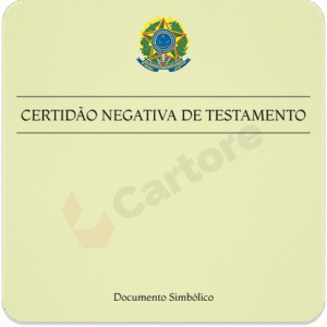 Certidão Negativa de Testamento
