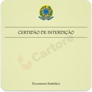 Certidão de Interdição